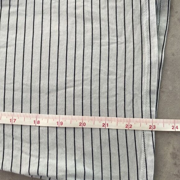 CALIA by Carrie Underwood long sleeve side ruching with ties striped top size XS - Picture 12 of 12